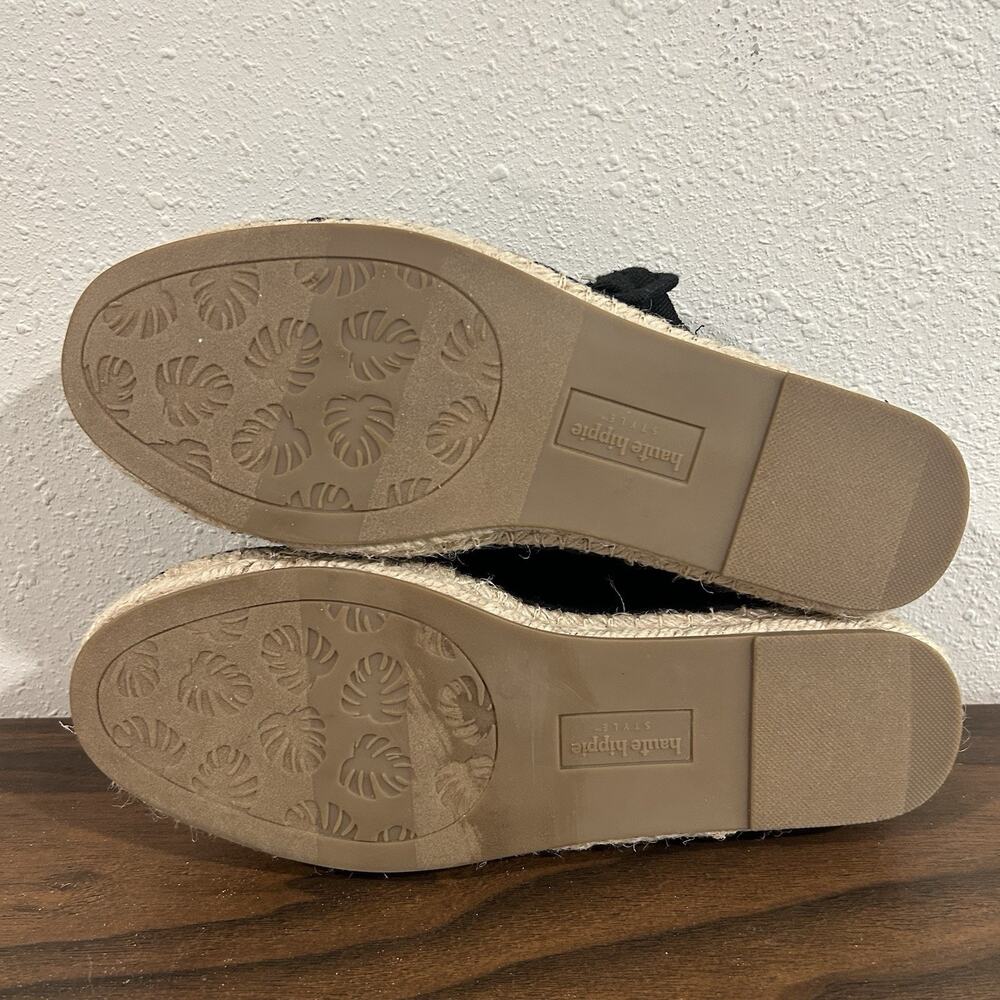 Haute Hippie Cecily‎ Women’s Shoes Espadrilles Mary Jane Black Size 8.5 M Flats - Picture 7 of 7
